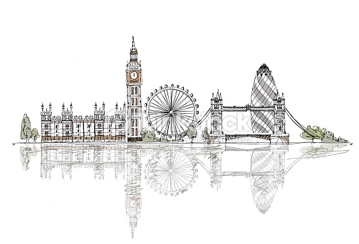 drawn-big-ben-london-bridge-15